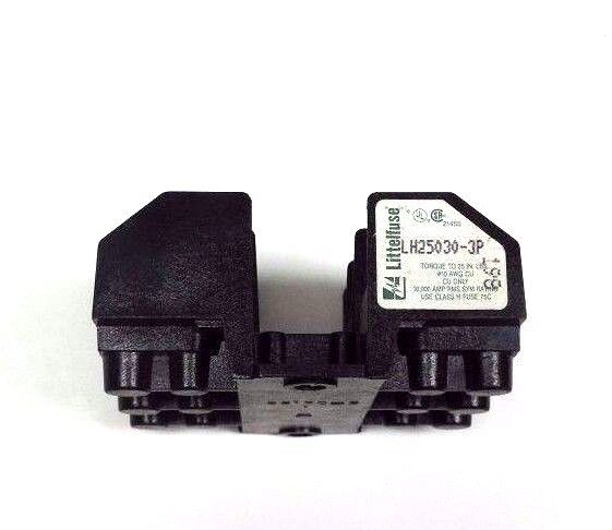 LOT OF 11 NEW LITTLEFUSE LH25030-3P UL CLASS H FUSE BLOCKS LH25030