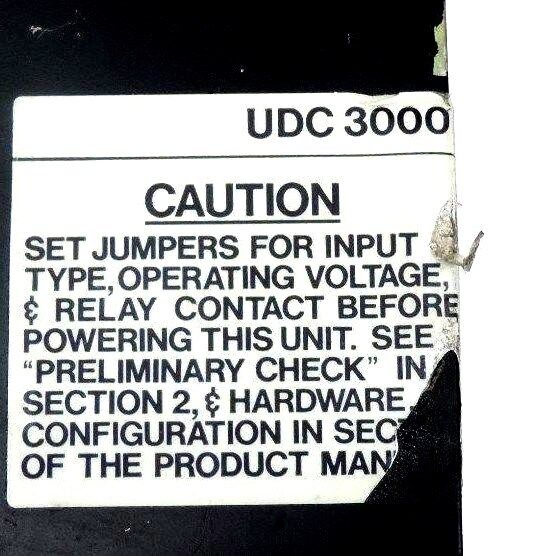 HONEYWELL DC3003-0-12A-2-00-0111 TEMPERATURE CONTROLLER UDC-3000 DC3003