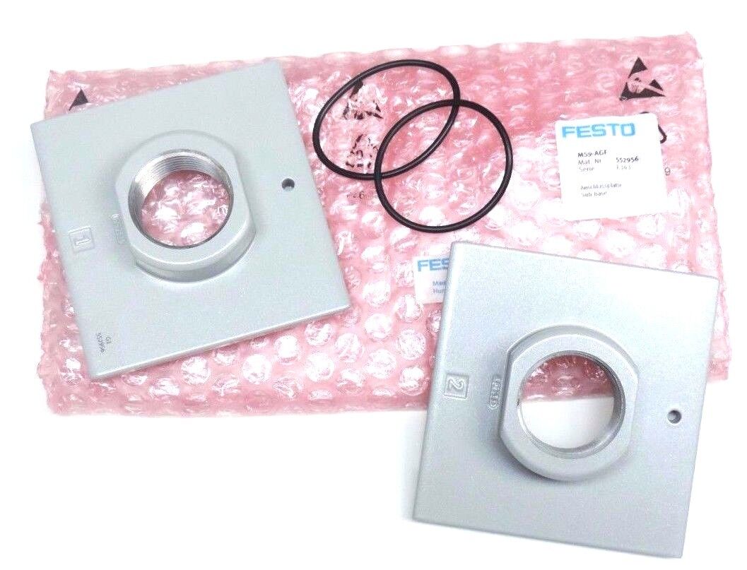 NEW FESTO M59-AGF SUB-BASE M59AGF MAT. : NR. 552956, SER. E343
