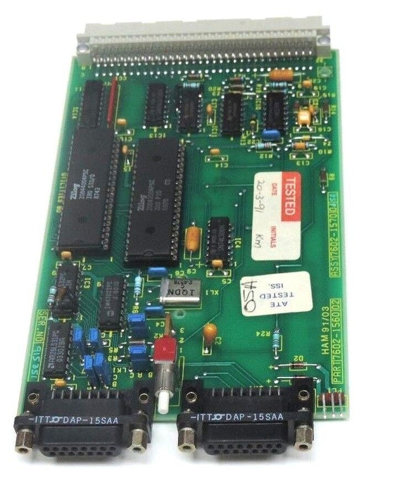 PRESSTECH 7602-15700, 7602-1560-02 PC BOARD 7602-156Z-02 E5 CEL