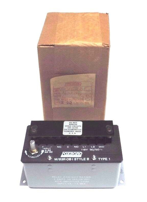 NIB FOXBORO M/63R-OB-I ALARM SAFETY RELAY M63ROBI