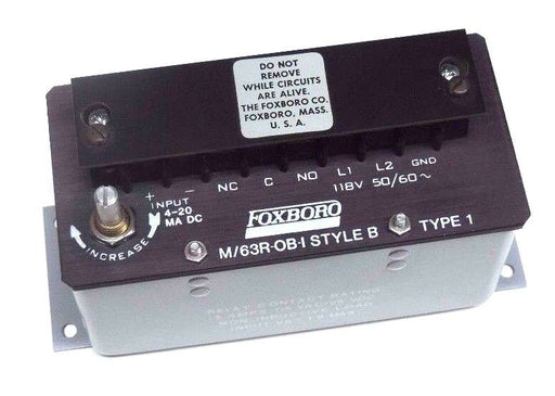 NIB FOXBORO M/63R-OB-I ALARM SAFETY RELAY M63ROBI