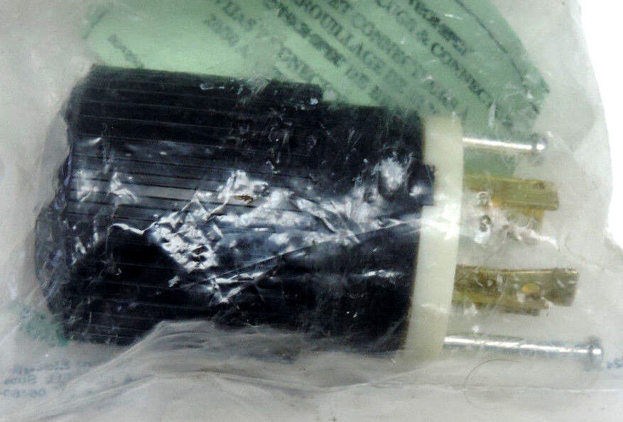 NEW BRYANT 71630NP LOCKING PLUG 3P, 4W GROUNDING, 30A, 480V, 3PH