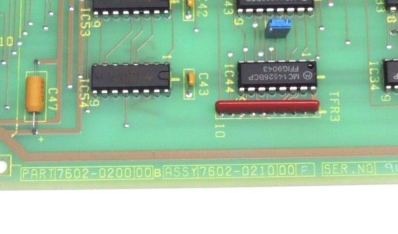 CROSFIELD ELECTRONICS 7602-0200 PC INPUT BOARD ASSY 7602-0210 7602-020Z-00
