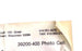 NIB DURANT 39200-400 PHOTOCELL 39200400
