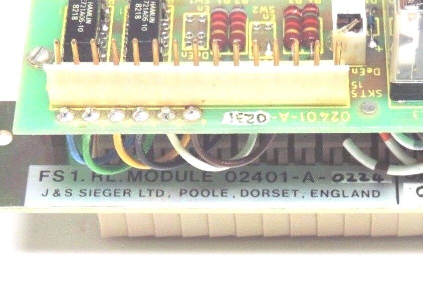 J&S SIEGER LTD 02401-A-0224 RELAY MODULE 02401A0224