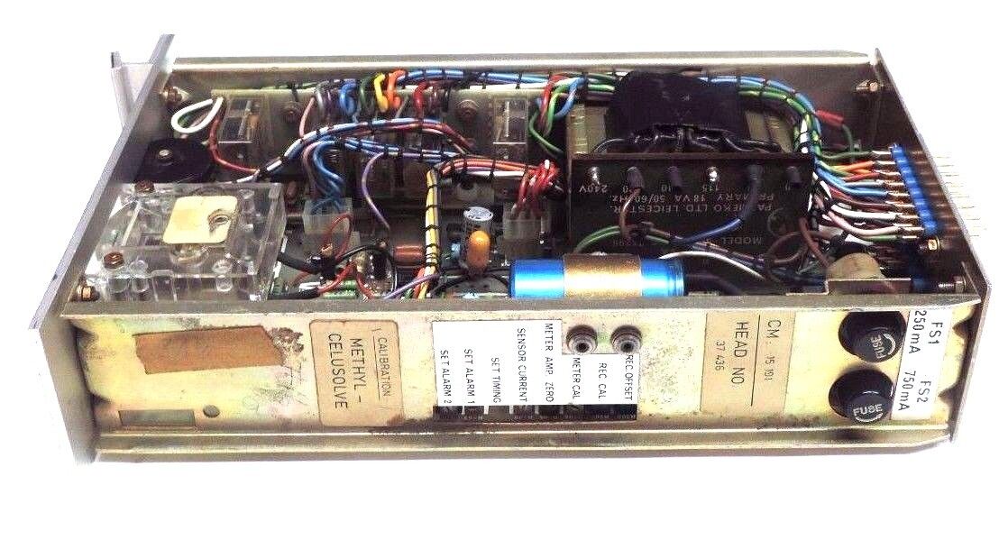J & S SIEGER 1401 GAS ALARM UNIT CM: 15 191 HEAD NO: 37 436 MESSSTELLE 1, 1400