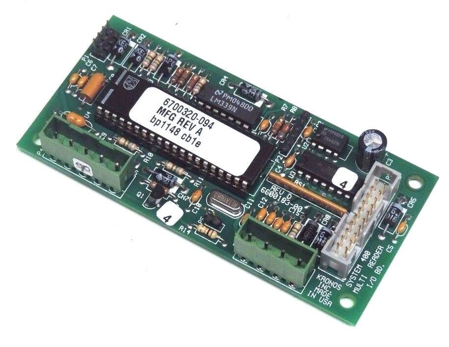 NIB KRONOS SYSTEM 400 MULTI READER I/O BOARD 8600767-094 6500183-001 REV D