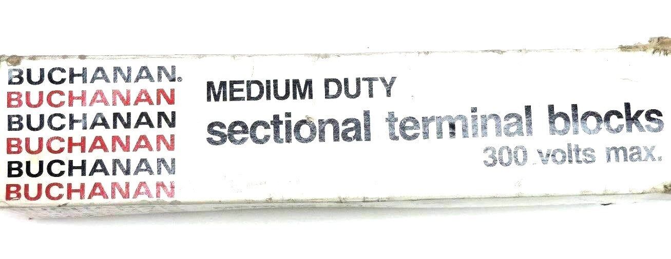 LOT OF 75 NIB BUCHANAN MEDIUM DUTY 300V TERMINAL BLOCKS