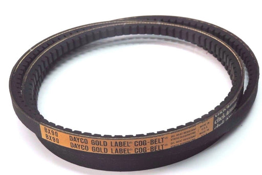 LOT OF 2 NEW DAYCO BX90 GOLD LABEL COG-BELTS 93IN CIRCUMFERENCE 21/32IN WIDTH