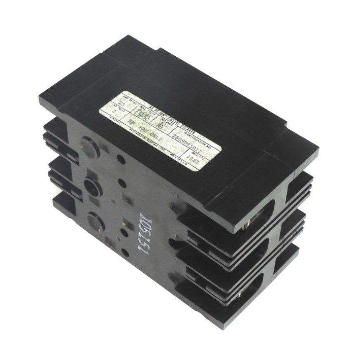 NIB WESTINGHOUSE 2606D95G12 DE-ION CIRCUIT BREAKER 600VAC, 250VDC, 25AMP, 2POLE