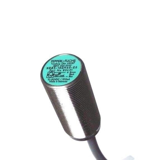 NEW PEPPERL & FUCHS P/N: 083401 INDUCTIVE SENSOR TYPE: NBB5-18GM40-E0