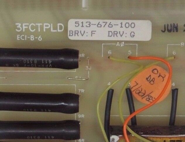 BURTON 513-676-100 CIRCUIT BOARD 3FCTPLD BRV F DRV G ECI-B-6