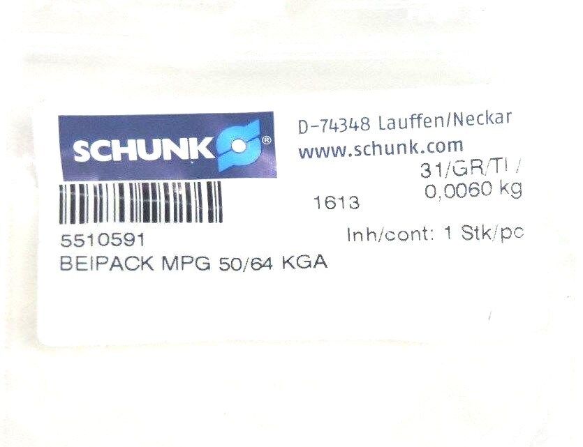 NIB SCHUNK 5510591 BEIPACK MPG 50/64 KGA, 3613