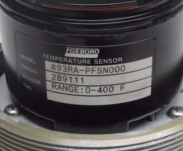 FOXBORO 893RA-PFSN000 TEMPERATURE TRANSMITTER W/ PN143TR PERCENT OUTPUT GAUGE
