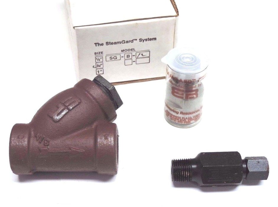 NIB THE STEAMGARD SYSTEM SG-B-12 SIZE: 3/4'' TRAP VALVE SGB12