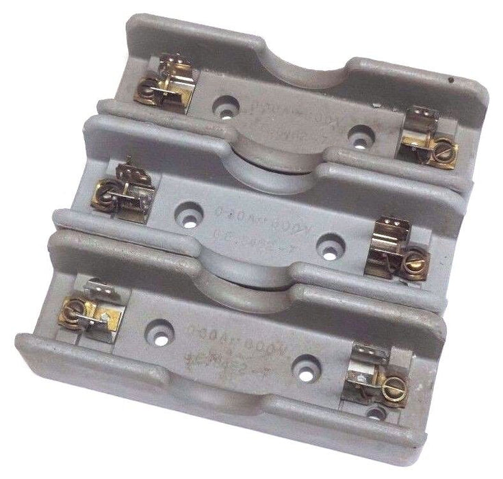 LOT OF 3 NEW GENERAL ELECTRIC GE8462-7 FUSE HOLDERS 0-30A 600V GE84627