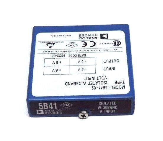 ANALOG DEVICES 5B41-02 ISOLATED WIDEBAND VOLT INPUT MODULE 5B4102