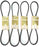 LOT OF 4 NEW DAYCO AX51 GOLD LABEL COG BELTS