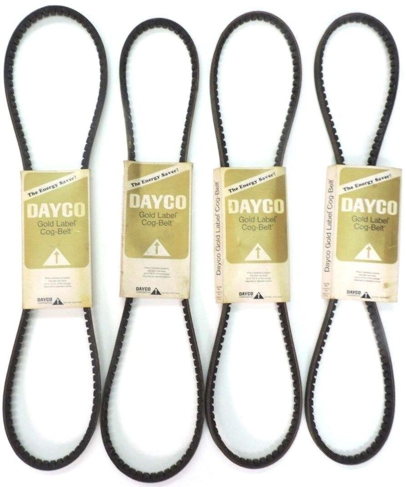 LOT OF 4 NEW DAYCO AX51 GOLD LABEL COG BELTS
