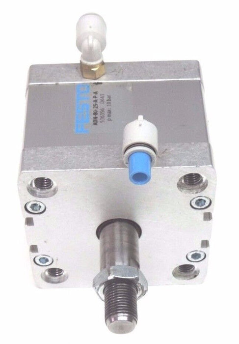 FESTO ADN-80-25-A-P-A PNEUMATIC CYLINDER P/N 536356 D641 10BAR MAX PRESSURE