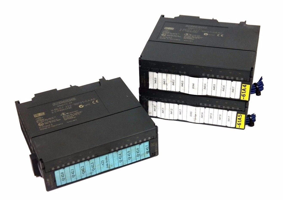 LOT OF 3 SIEMENS 6ES7 322-1BF01-0AA0 DIGITAL OUTPUT MODULE 6ES73221BF010AA0