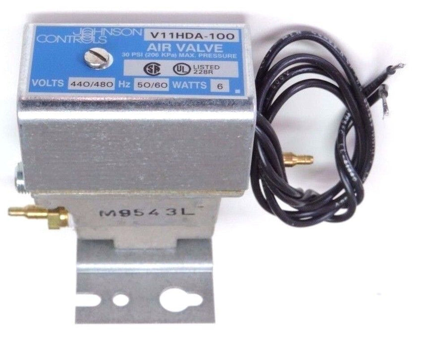 NIB JOHNSON CONTROLS V11HDA-100 SOLENOID AIR VALVE 440-480V, 50/60HZ, 1/8" NPT