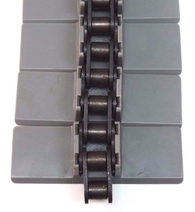 NIB REXNORD D863K4-1/2 FLAT TOP CONVEYOR CHAIN 9FT LENGTH 4.5" WIDTH, 3/4" PITCH