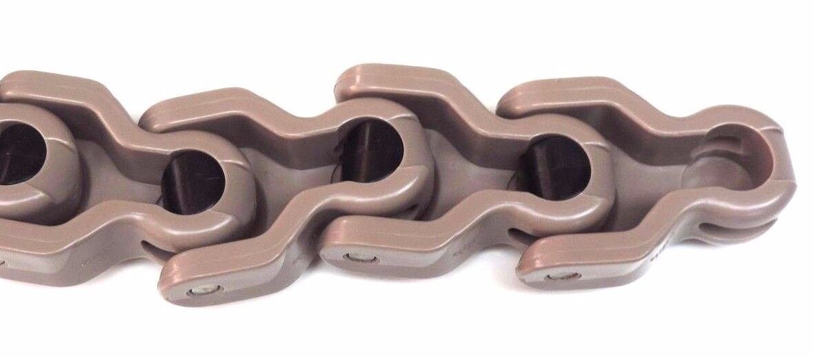 NIB REXNORD 1701-LF ACETAL TABLE TOP CHAIN SS PINS 2.09" WIDTH 1.97" PITCH