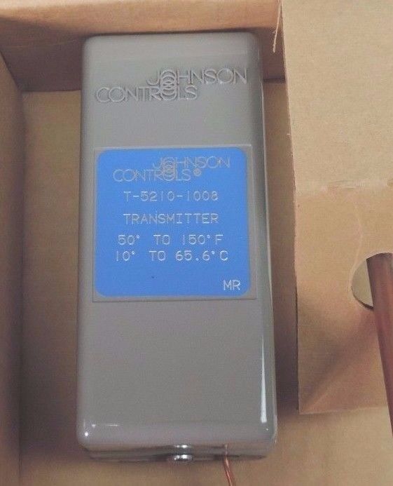 NIB JOHNSON CONTROLS T-5210-1008 TEMPERATURE TRANSMITTER 50-150 F, T52101008