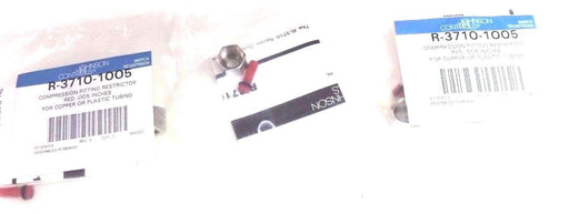 LOT OF 3 NEW JOHNSON CONTROLS R-3710-1005 COMPRESSION FITTING RESTRICTORS