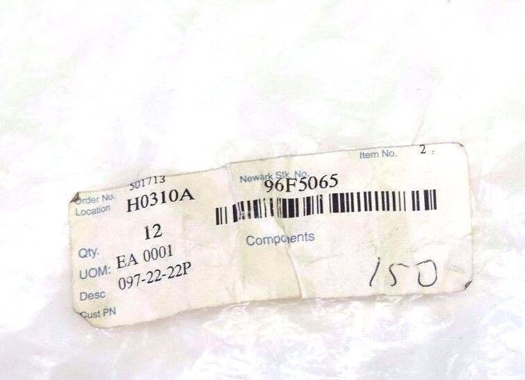 LOT OF 9 NEW AMPHENOL 097-22-22P CONNECTORS 96F5065