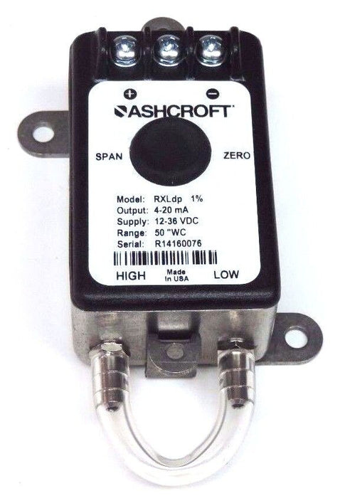 NIB ASHCROFT RX-7-MB2-42-ST-50IW TRANSMITTER 4-20MA, 12-36VDC, RXLDP, 10272250