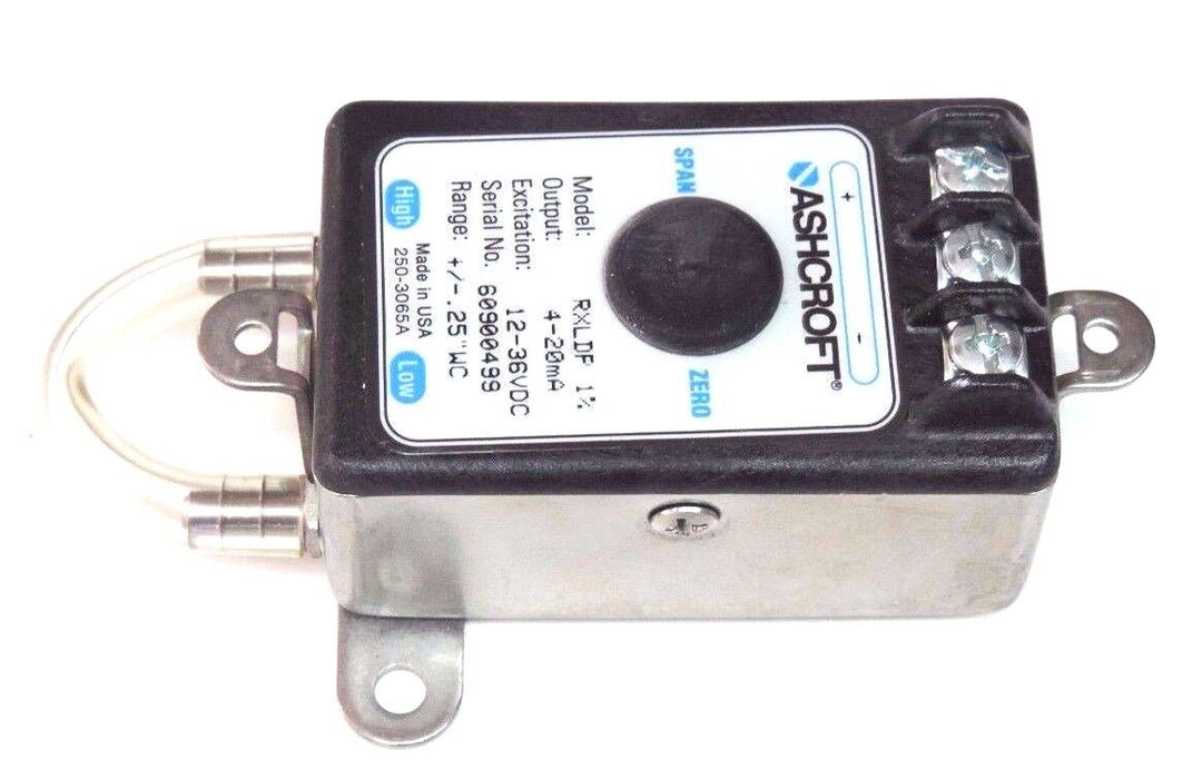 NIB ASHCROFT ASH-RX-D-100-B-M-MB4-42-B-P25IW PRESSURE TRANSMITTER 4-20MA, RXLDP
