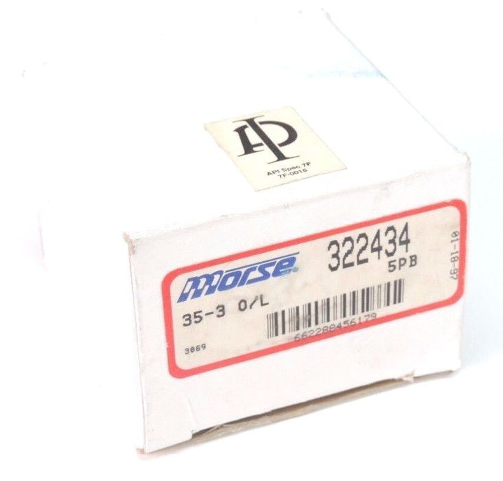 BOX OF 5 NEW MORSE 322434 OFFSET LINKS 35-3 O/L, 089587