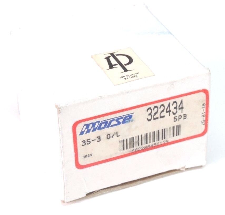 BOX OF 5 NEW MORSE 322434 OFFSET LINKS 35-3 O/L, 089587