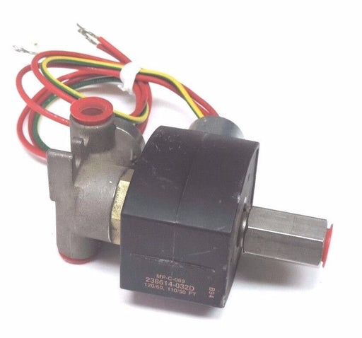 ASCO 238614-032D SOLENOID COIL MP-C-089 110/120V 50/60HZ W/ PILOT VALVE