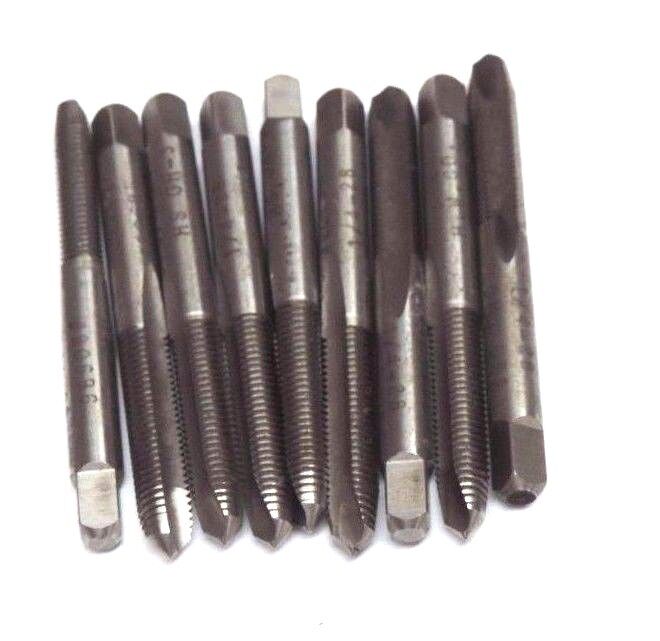 LOT OF 9 NEW H.W. CO. #20696 THREAD TAPS 1/4-28, HS GH-3