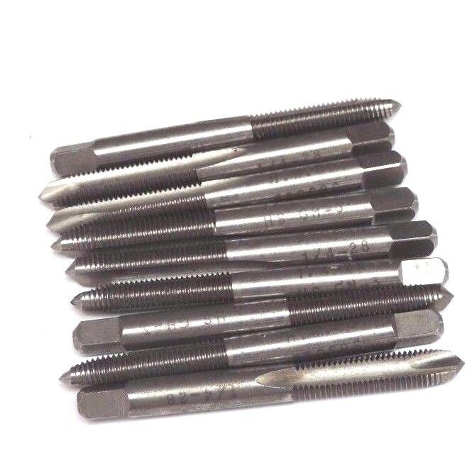 LOT OF 9 NEW H.W. CO. #20696 THREAD TAPS 1/4-28, HS GH-3