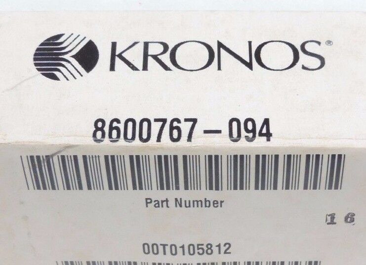 NIB KRONOS SYSTEM 400 MULTI READER I/O BOARD REV D, 8600767-094, 6500183-001