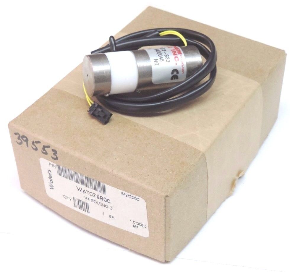 NIB WATERS WAT078800 V4 SOLENOID VALVE, BIO CHEM 100T3-S33