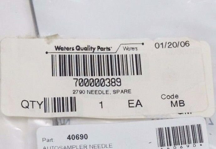 NEW WATERS 700000389 2790 NEEDLE SPARE W/ WAT021817 NM PEEK FERRULE 1/8OD