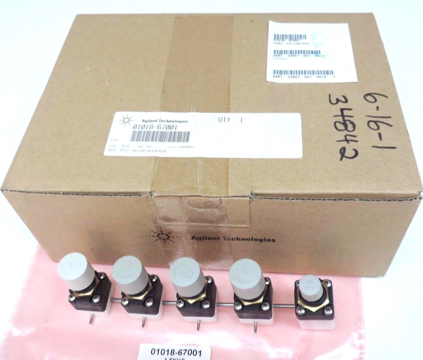 NIB AGILENT TECHNOLOGIES 01018-67001 ASSY, HELIUM REGULATOR 0101867001