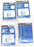 LOT OF 4 NEW T&B WM-0 THRU 9 POCKET PACK WIRE MARKERS WM-0THRU9, WM0THRU9
