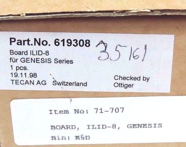 NIB GENESIS ILID-8 V2.0-A BOARD 02009005 ILID8V20A