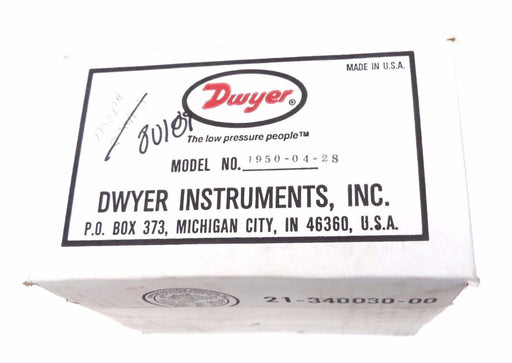 FACTORY SEALED DWYER 1950-04-2S PRESSURE SWITCH 1950042S