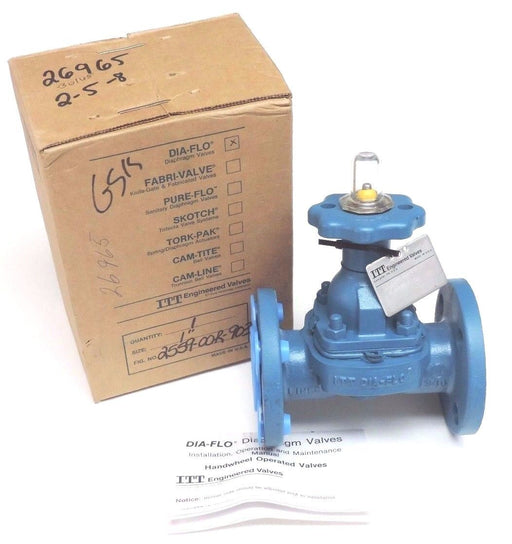 NIB ITT 010-2559-903-00R DIA FLOW VALVE 1" 010255990300R