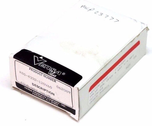NIB VERSA KSG-4332-120V60 FOUR WAY SOLENOID VALVE KSG4332120V60