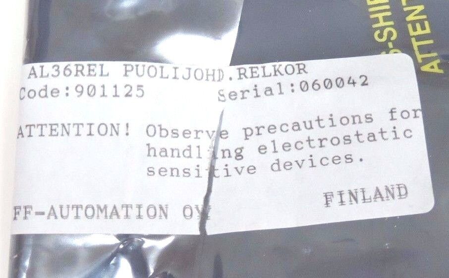 NIB FF-ELEKTRONIIKKA AL-36FA REL 30713 AUTOLOG CODE: 901125 VER: 00002