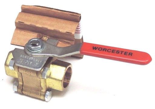 NEW WORCESTER 416TSW BALL VALVE 1/2" R16CWP1000